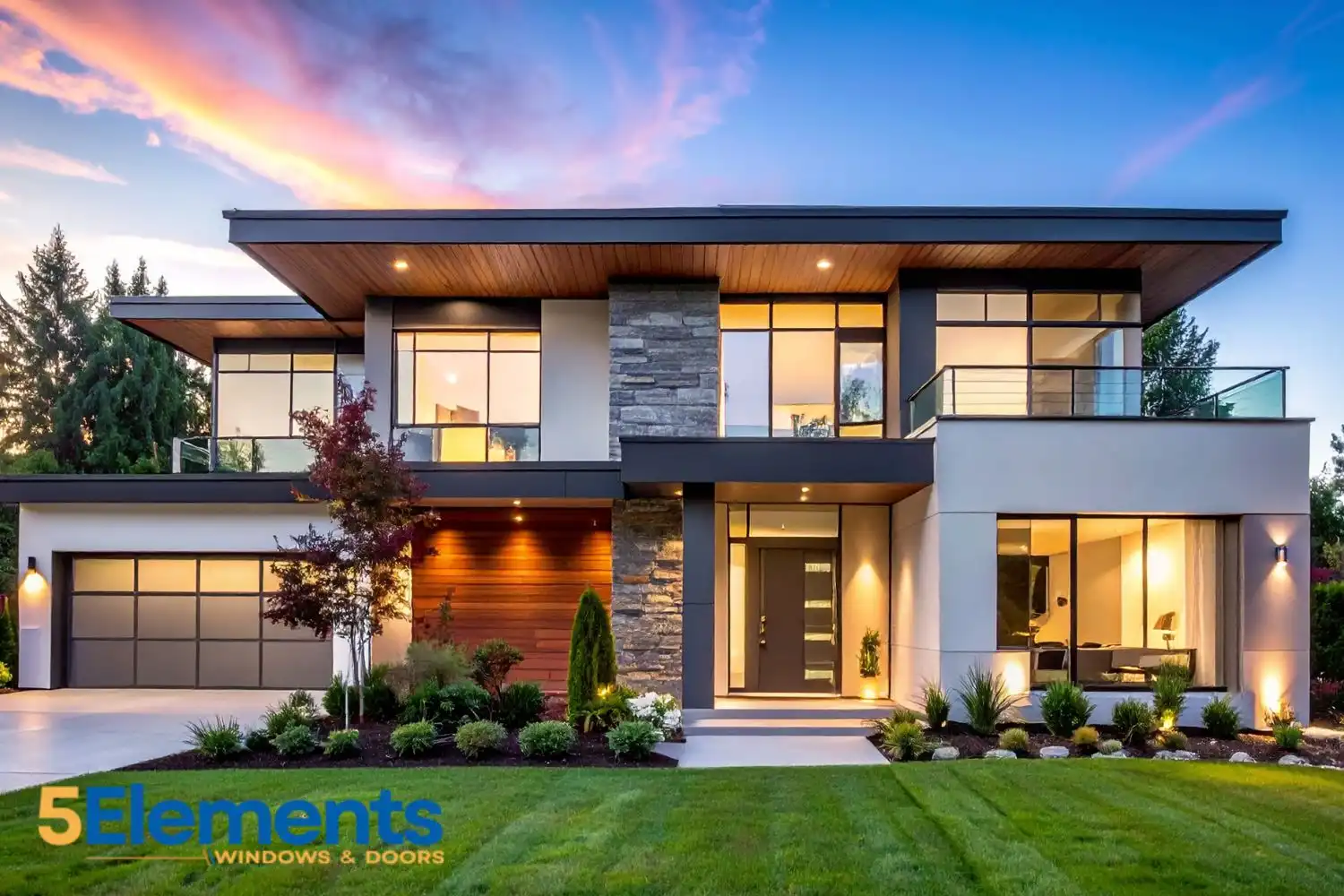 White uPVC windows