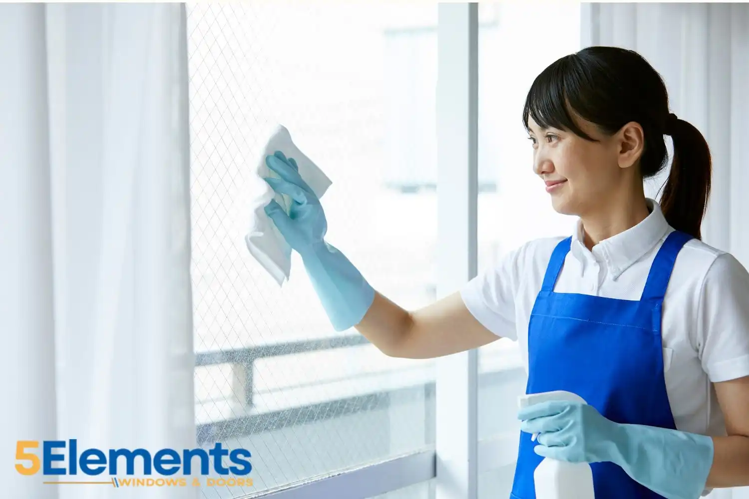 White uPVC windows