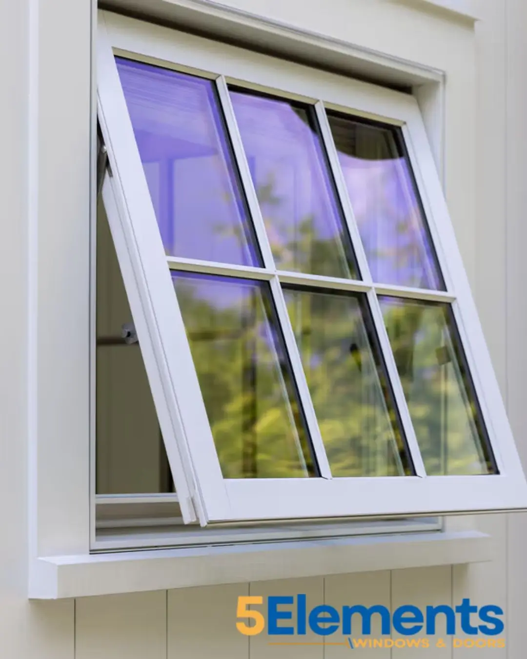 White uPVC windows