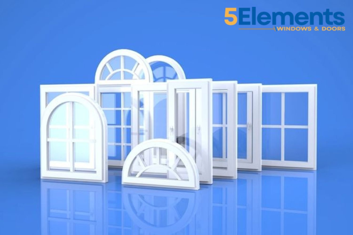White uPVC windows
