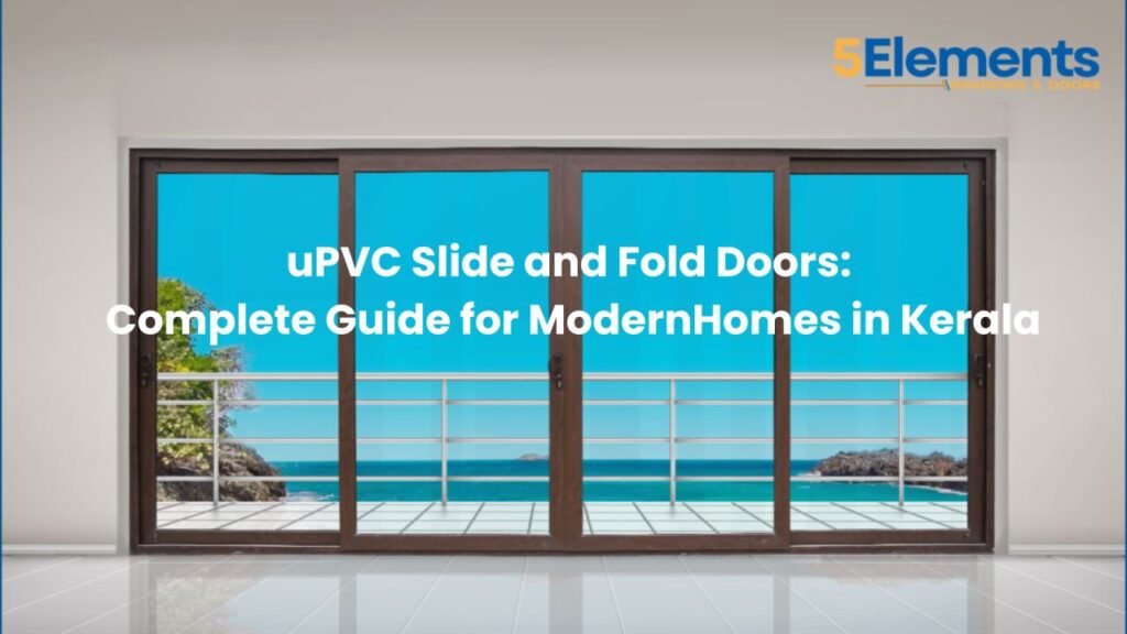 uPVC slide and fold doors