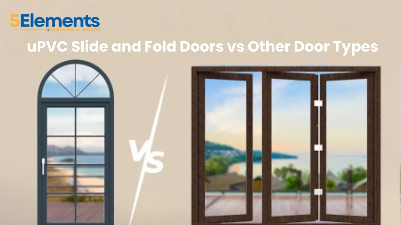 uPVC slide and fold doors
