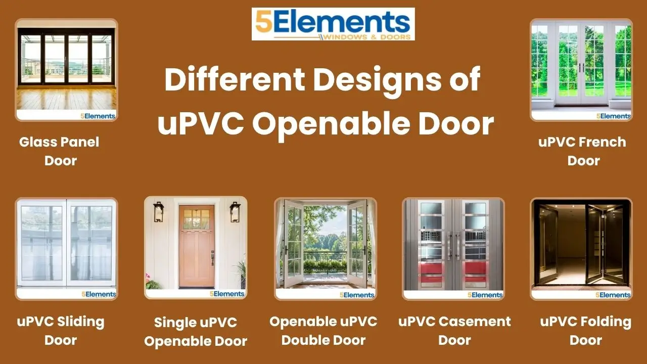 uPVC openable door