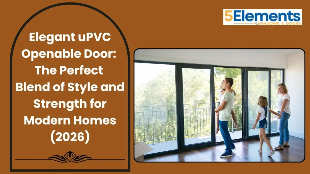 upvc openable door