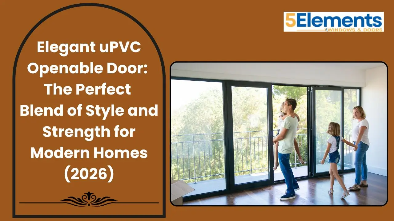 uPVC openable door