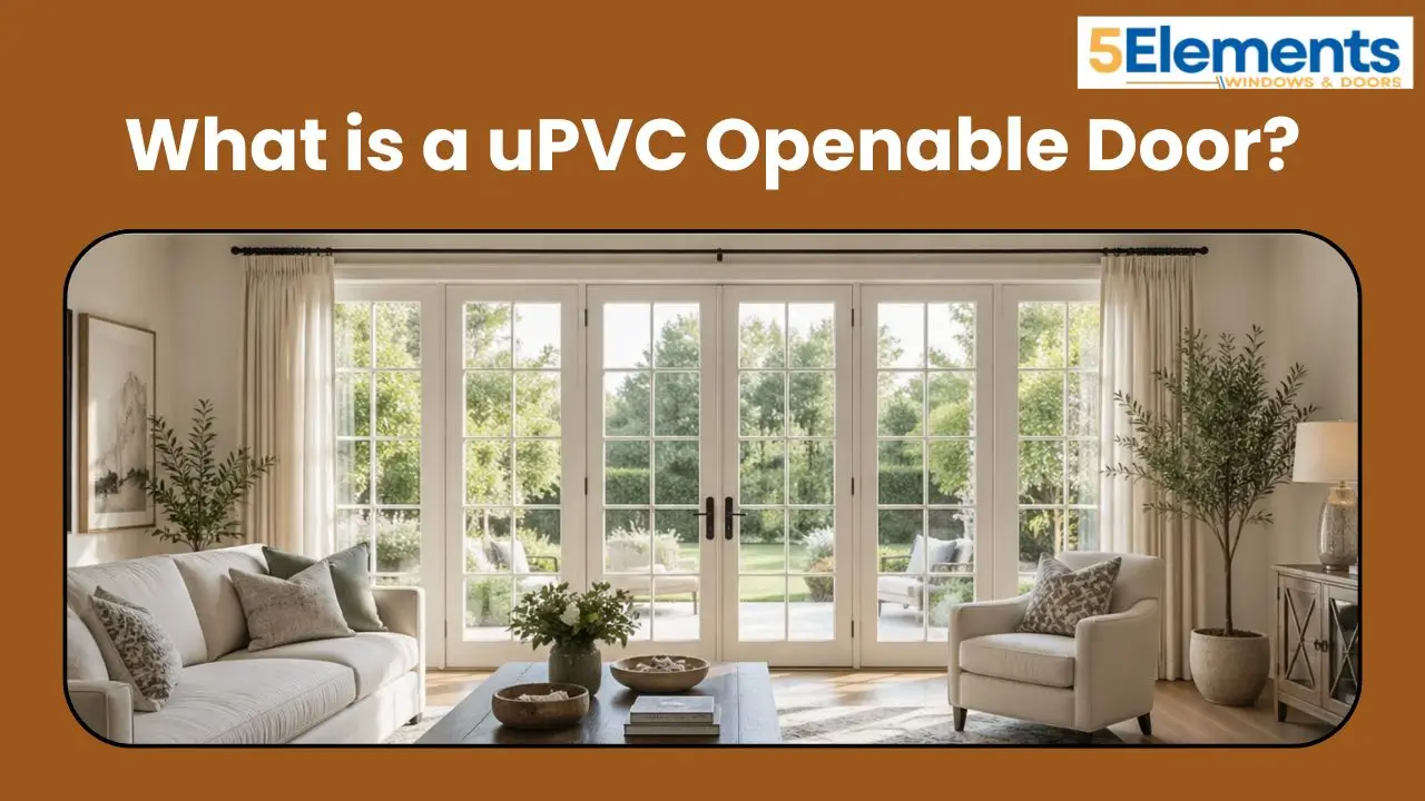 uPVC openable door