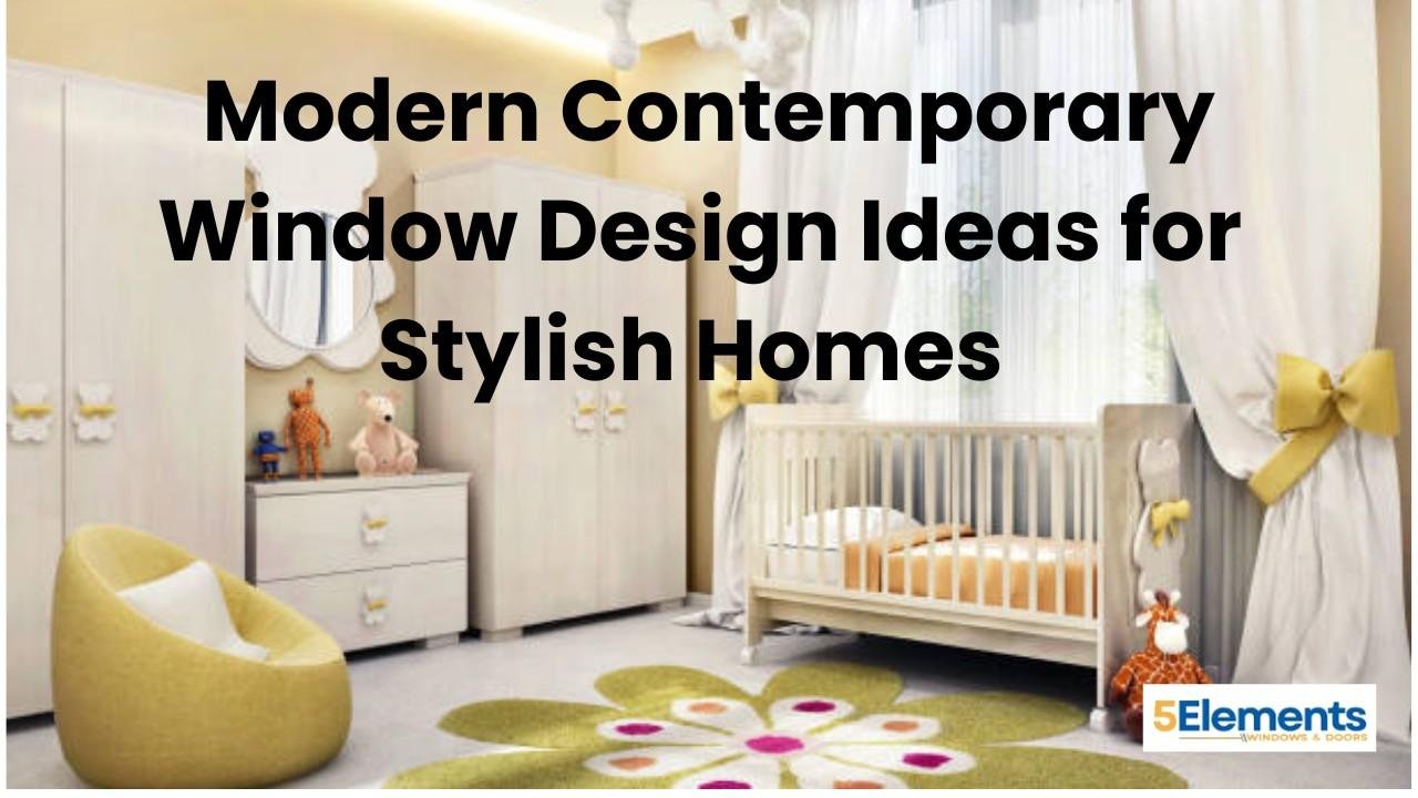 Contemporary uPVC Windows