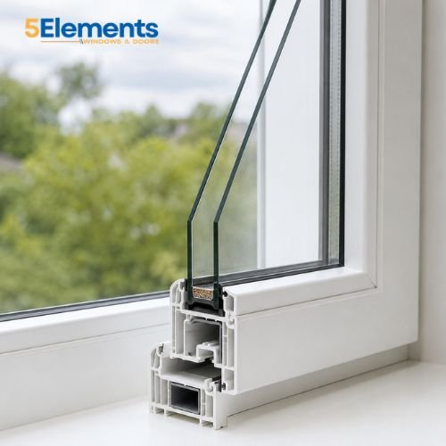 uPVC Fix ed Glass Window