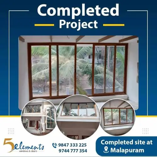 uPVC fixed glass window