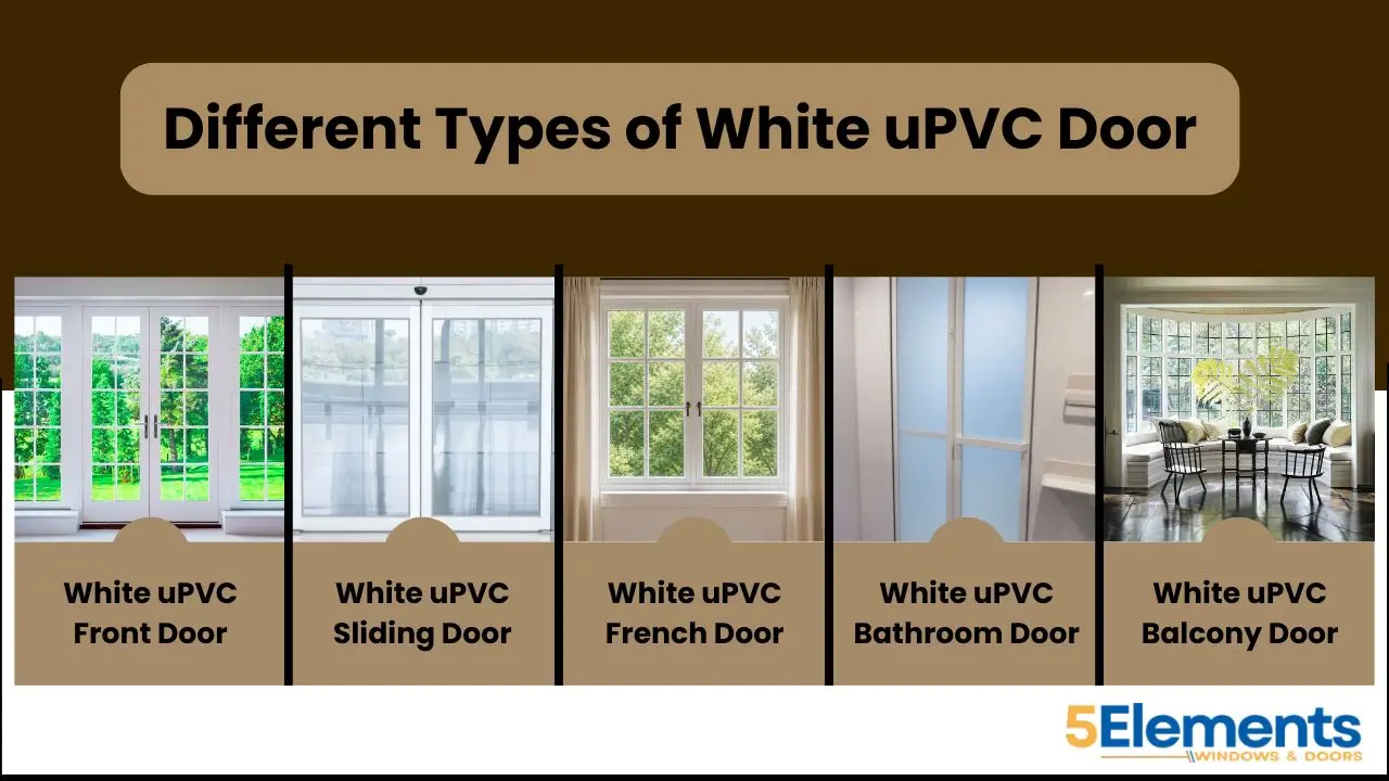 White uPVC Door