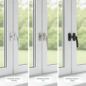 3 track uPVC sliding doors