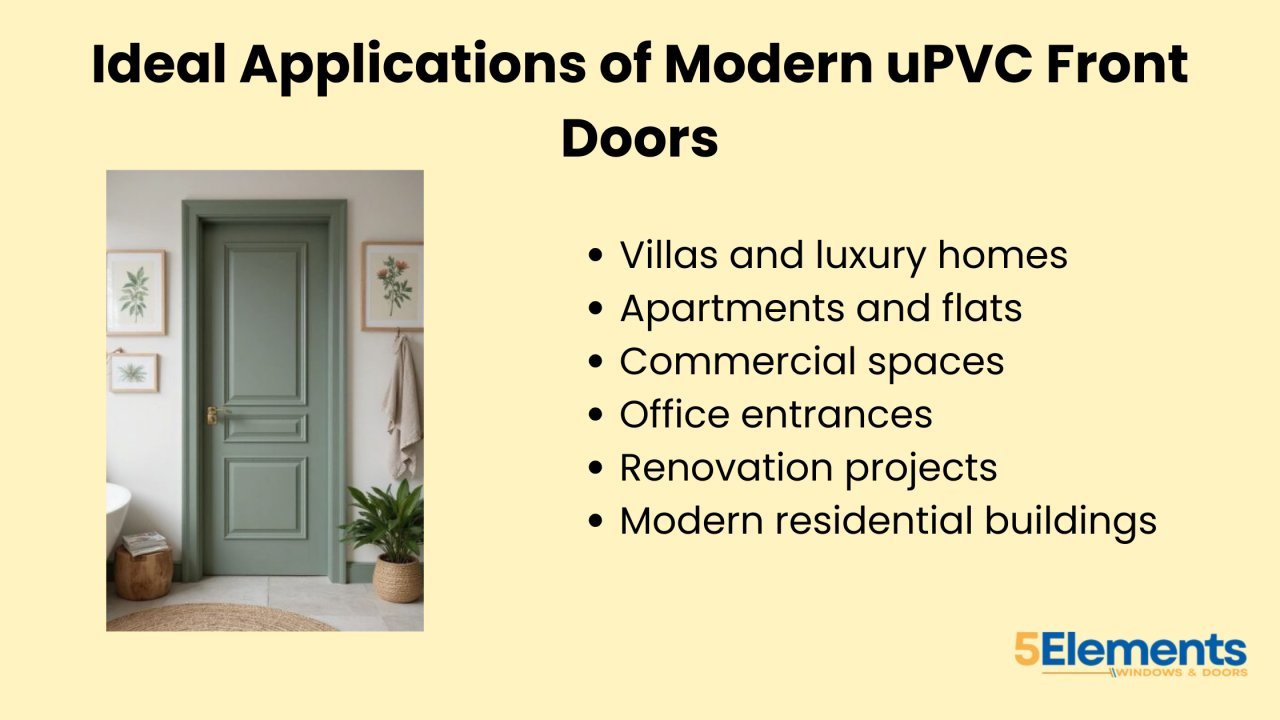 modern upvc front door