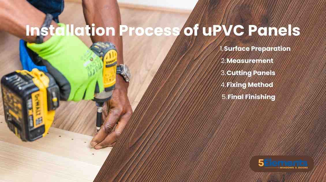 Installation Process of uPVC Panels