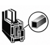 Reinforcement by a galvanized steel core offers extra strength without increasing the weight of the frame, making it resistant to wind pressure and heavy daily usage.